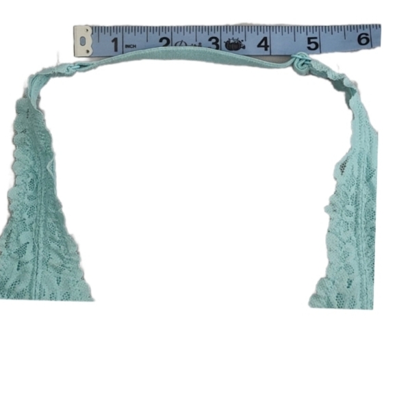Valentine's Victoria's Secret PINK Blue Lace Pastel Bralette - Picture 8 of 8